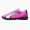 Buty piłkarskie dziecięce PUMA Ultra Play TT Jr poison pink/puma white/puma black 8