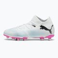 Buty piłkarskie dziecięce PUMA Future 7 Match FG/AG puma white/puma black/poison pink 8
