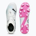 Buty piłkarskie dziecięce PUMA Future 7 Match FG/AG puma white/puma black/poison pink 11