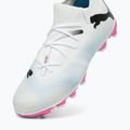 Buty piłkarskie dziecięce PUMA Future 7 Match FG/AG puma white/puma black/poison pink 12
