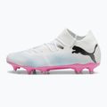 Buty piłkarskie PUMA Future 7 Match MxSG puma white/puma black/poison pink 8