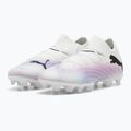 Buty piłkarskie dziecięce PUMA Future 7 Pro FG/AG Jr puma white/puma black/poison pink 10