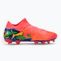 Buty piłkarskie PUMA Future 7 Match Neymar Jr FG/AG sunset glow/black/sun stream/puma green/blue 2