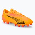 Buty piłkarskie dziecięce PUMA Ultra Play FG/AG Jr sunset glow/puma black/sun stream