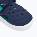 Sandały dziecięce PUMA Evolve AC Inf puma navy/sparkling green/puma white 7