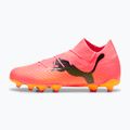 Buty piłkarskie dziecięce PUMA Future 7 Pro FG/AG Jr sunset glow/puma black/sun stream 8