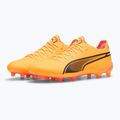 Buty piłkarskie PUMA King Ultimate Fg/Ag sun stream/puma black/sunset glow 10