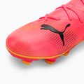 Buty piłkarskie dziecięce PUMA Future 7 Match FG/AG Jr  sunset glow/puma black/sun stream 7