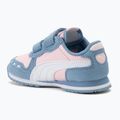 Buty dziecięce PUMA Cabana Racer SL 20 V Inf whisp of pink/puma white/zen blue 3