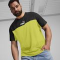 Koszulka męska PUMA ESS+ Block Tee puma black/lime sheen 4