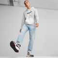 Bluza męska PUMA Power Graphic Hoodie TR light gray heather 4