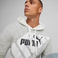 Bluza męska PUMA Power Graphic Hoodie TR light gray heather 6