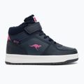 Buty dziecięce KangaROOS K-CP Bound Mid EV dark navy/daisy pink 2