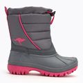 Śniegowce juniorskie KangaROOS K-Ben steel grey/daisy pink 2