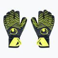 Rękawice bramkarskie uhlsport Prediction Soft Pro black/white/fluo orange