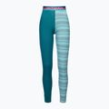 Spodnie termoaktywne damskie ORTOVOX 185 Rock'N'Wool Long ice waterfall