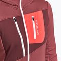 Bluza trekkingowa damska ORTOVOX Fleece Grid Hoody mountain rose 5