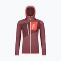 Bluza trekkingowa damska ORTOVOX Fleece Grid Hoody mountain rose 10