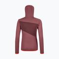 Bluza trekkingowa damska ORTOVOX Fleece Grid Hoody mountain rose 11