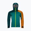Kurtka przeciwdeszczowa męska ORTOVOX Westalpen 3L Light pacific green 7