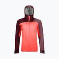 Kurtka przeciwdeszczowa damska ORTOVOX Westalpen 3L Light coral 5