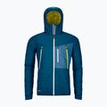 Kurtka ocieplana męska ORTOVOX Swisswool Piz Boè petrol blue