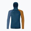 Bluza termoaktywna męska ORTOVOX 120 Comp Light Hoody petrol blue