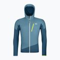 Bluza trekkingowa męska ORTOVOX Ladiz Hybrid petrol blue 6