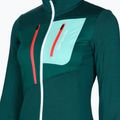 Bluza trekkingowa damska ORTOVOX Fleece Grid Hoody dark pacific 3