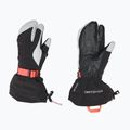 Rękawice narciarskie damskie ORTOVOX Merino Freeride 3 Finger black raven