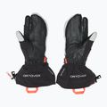 Rękawice narciarskie damskie ORTOVOX Merino Freeride 3 Finger black raven 2
