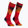 Skarpety narciarskie męskie ORTOVOX Freeride Long Socks Cozy cengia rossa 5