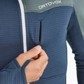 Bluza męska ORTOVOX Fleece Light Grid Hooded deep ocean 4