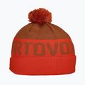 Czapka zimowa ORTOVOX Bobble Knit hot orange