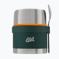 Termos na żywność ze sztućcami Esbit Stainless Steel Food Jug 500 ml forest green