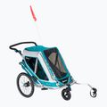 Przyczepka rowerowa Qeridoo Speedkid 2 petrol blue