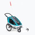 Przyczepka rowerowa Qeridoo Sportrex 1 petrol blue