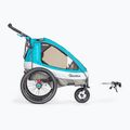 Przyczepka rowerowa Qeridoo Sportrex 1 petrol blue 3
