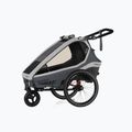 Przyczepka rowerowa Qeridoo KidGoo 1 steel grey