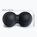 Piłka do masażu BLACKROLL Duoball A000499 black 2