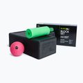 Zestaw do jogi BLACKROLL Block black/ green/ pink 3