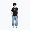 Koszulka polo męska Alpha Industries Basic black/blue 2