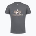 Koszulka męska Alpha Industries Basic greyblack 5
