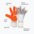 Rękawice bramkarskie T1TAN Beast 3.0 X SERGEJ_GK white/orange/black 2