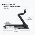 Bieżnia elektryczna NordicTrack T8 black 7
