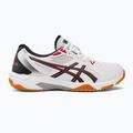 Buty do siatkówki męskie ASICS Gel-Rocket 10 white/classic red 2