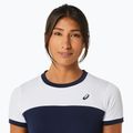 Koszulka tenisowa damska ASICS Court SS Top midnight/brilliant white 4