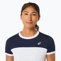 Koszulka tenisowa damska ASICS Court SS Top brilliant white/midnight 4