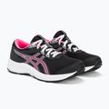 Buty do biegania dziecięce ASICS Contend 8 GS black/hot pink 5