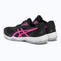 Buty do siatkówki damskie ASICS Upcourt 5 black/hot pink 3